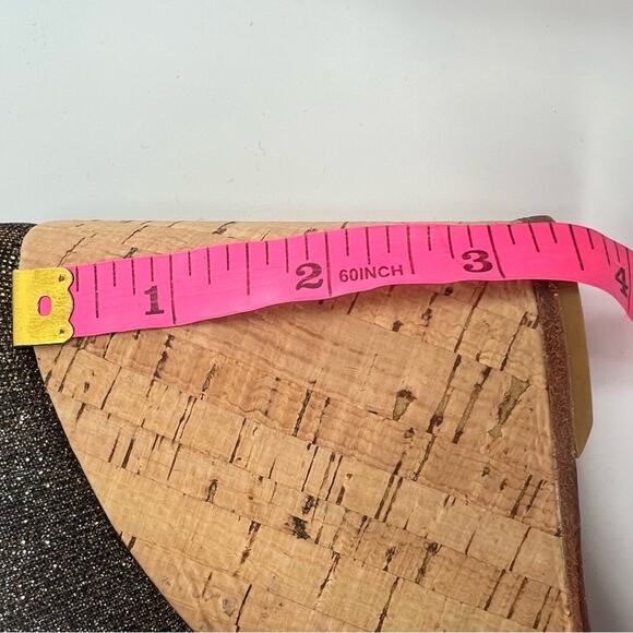 Stuart Weitzman Anna wedge heels iridescent metallic shimmer sz 8 - Picture 7 of 7